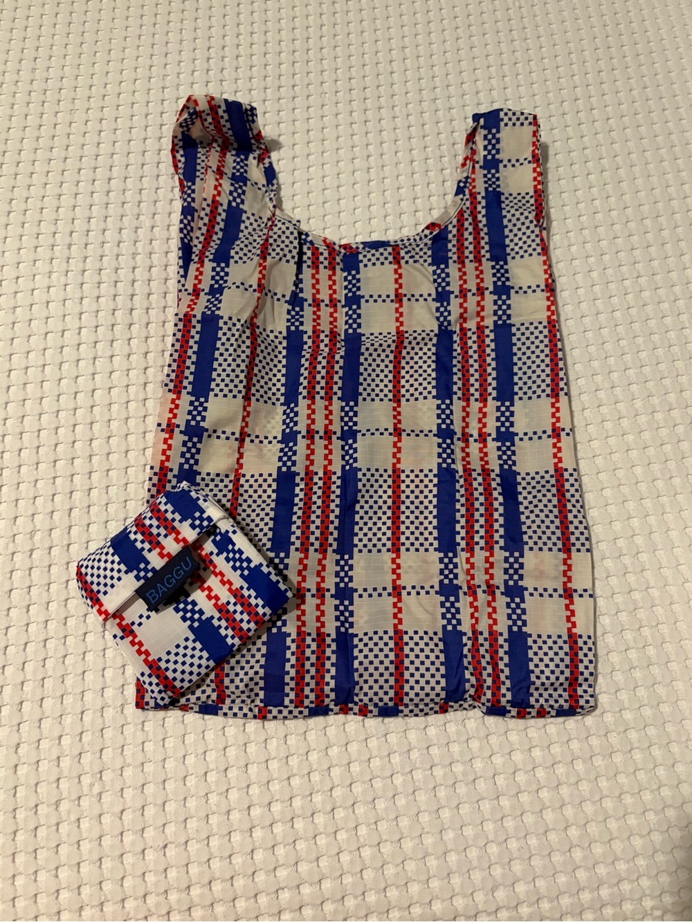 Baby Baggu size in Market Blue print from 2019